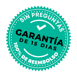 garantia de reembolso de 15 días color verde